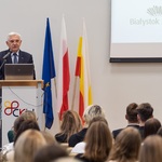 Prezydent Truskolaski wygłasza przemówienie podczas gali..jpg