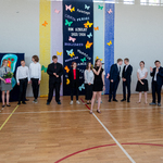 Część artystyczna - występ uczniów klas ósmych i uczennicy klasy VII c.jpg