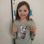 Klaudia wykonała wielkanocne dekoracje..jpg
