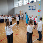 Uroczysta przysięga uczniów klas ósmych.jpg
